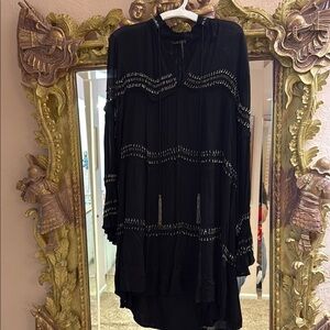 Free People Long Sleeve Dress with Beading